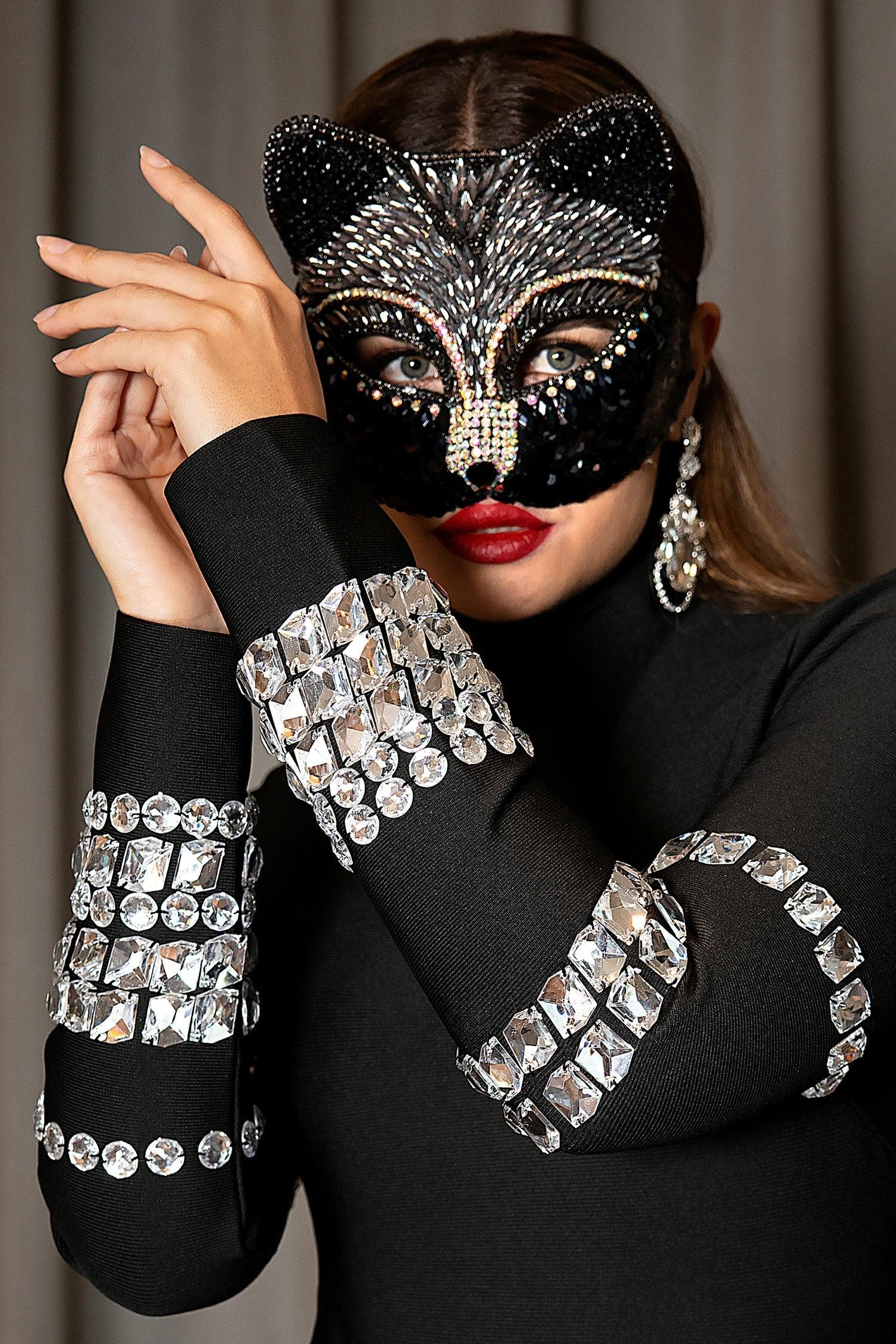 Lena Diamond Fox Cat Mask Acmefun