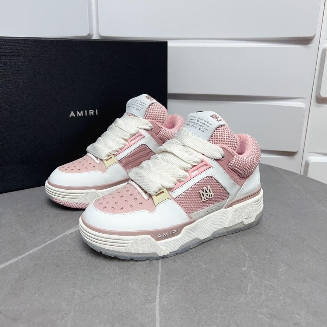 AMR MA-1 White and Pink Sneakers-129