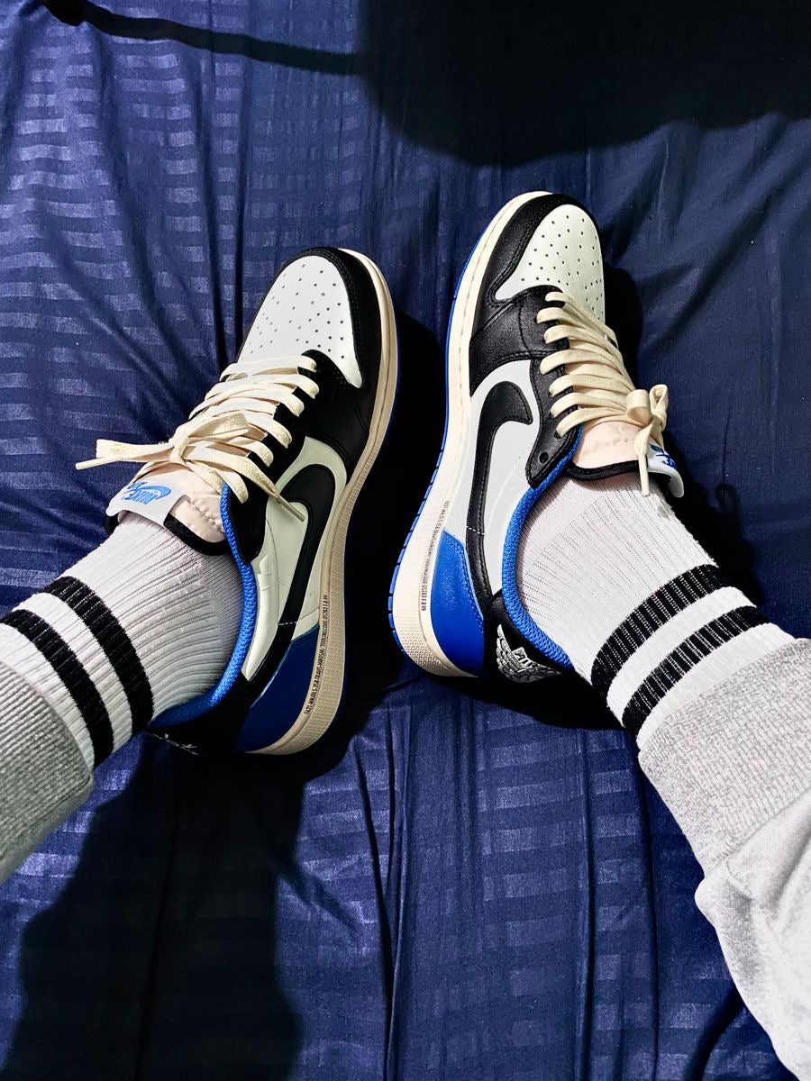 Custom Fragment x Travis Scott x Air Jordan 1 Low DM7866 140