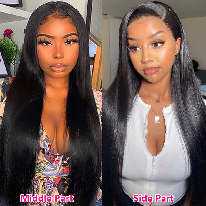 13*4 HD Lace Front Wig And 4*4 Lace Closure Wig Straight Human Hair Wigs - 1984brand