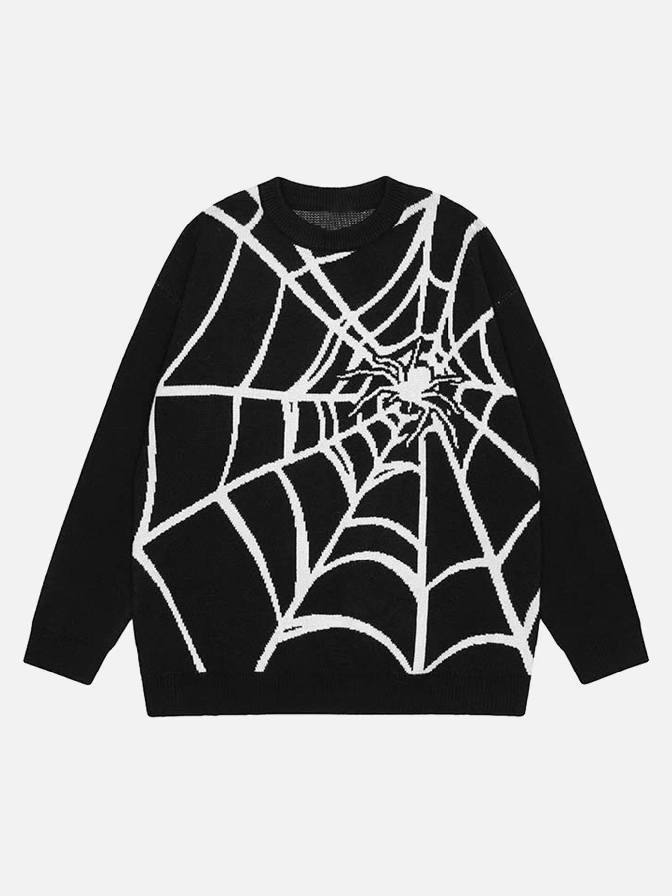 1984 Spider Web Crewneck Sweater SP231110LCCG