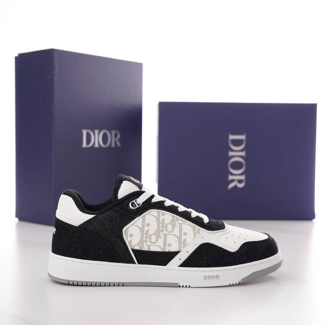 DOR B27 Low-Top Black and White Sneakers-120