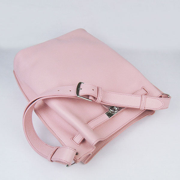 Nappa Leather Shoulder Bag H2804 pink Silver Kilta bags