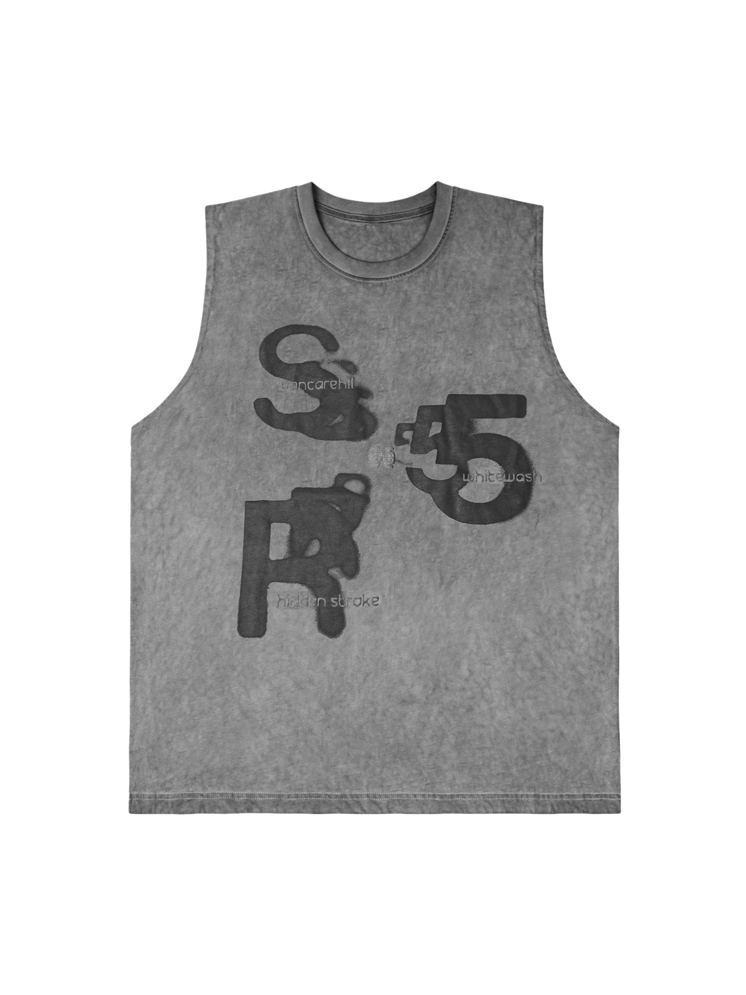 1984 High Street Hip Hop Print Vest