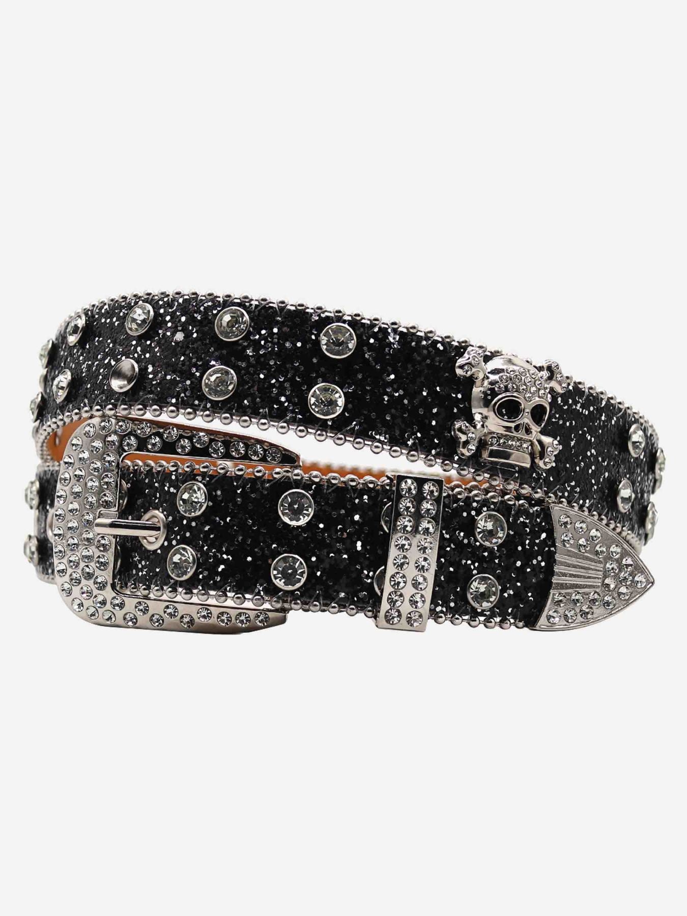 1984 Rhinestone Skull Belt - 1668 SP230728AN2F