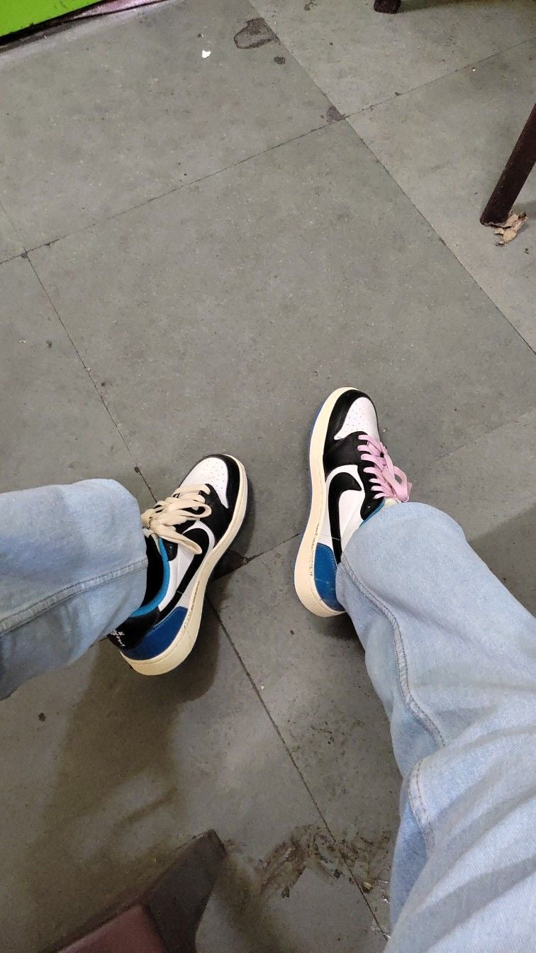 Custom Fragment x Travis Scott x Air Jordan 1 Low DM7866 140