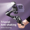 3-Axis Handheld Gimbal Stabilizer for Smartphone with Fill Light for iPhone Android Face Tracking Tiktok Vlog Smart XE