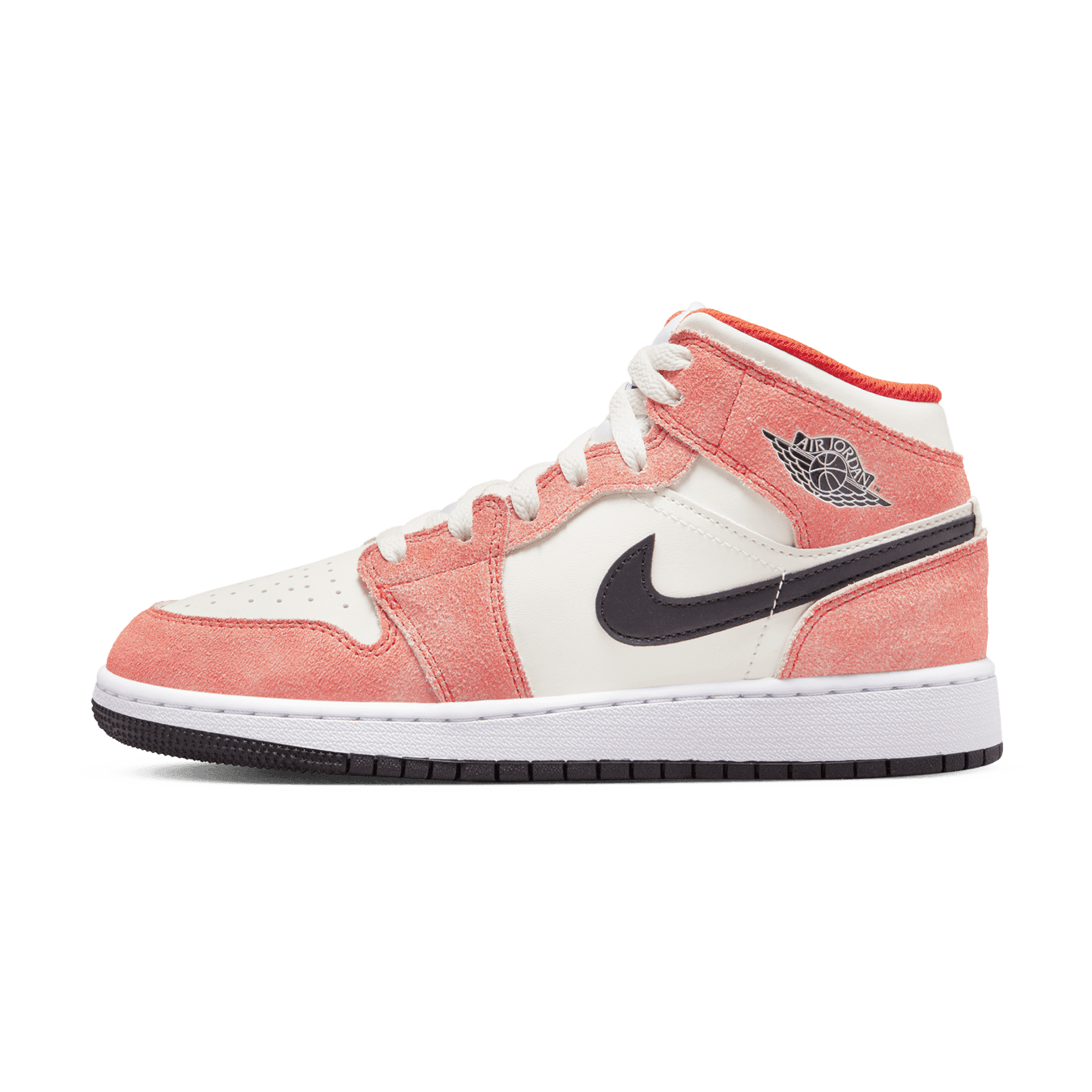 Air Jordan 1 Mid SE GS 'Orange Suede' - sneakerhypesusa