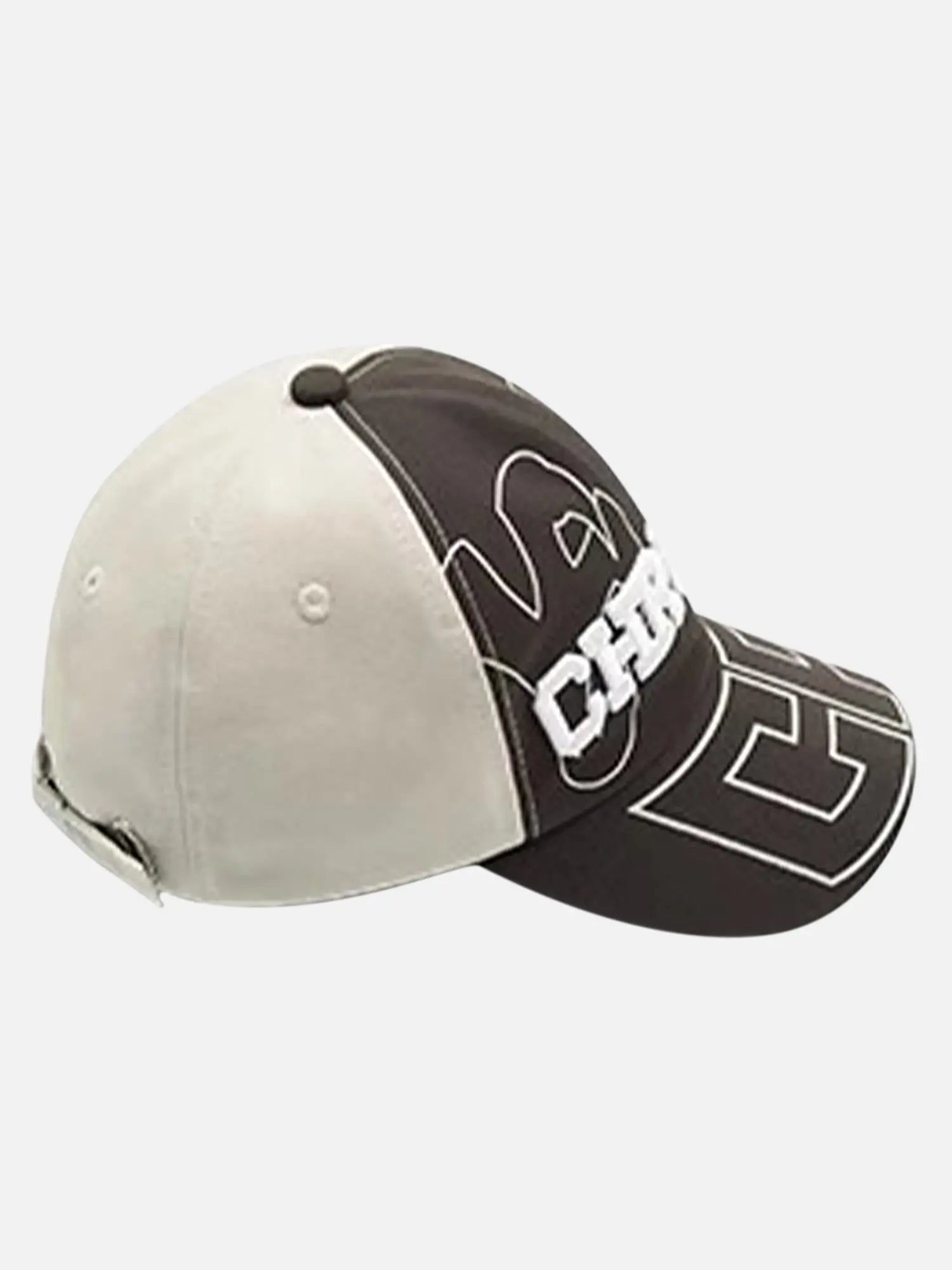 American Style Embroidered Printed Contrasting Peaked Cap SP240412APN5