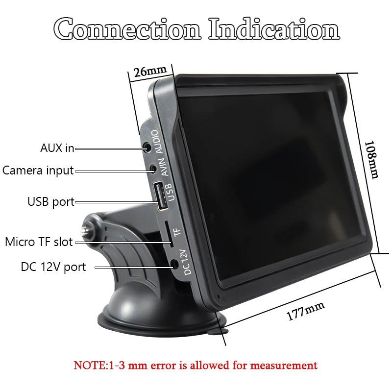 7inch CarPlay Android Auto Car Radio Multimedia Video Player Portable Touch Screen With USB AUX For Rear View Camera