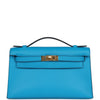 Kelly Pochette Bleu Frida Swift Gold Hardware Kilta bags