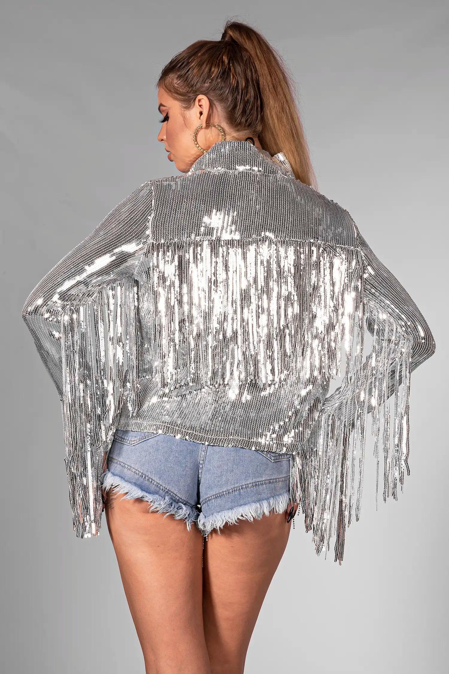 Breighlyn Sequin Short Outwear