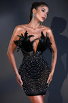 Damika Feather Diamond Dress