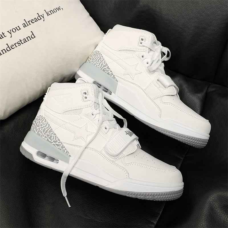 Classic Shoes - White Stars Sneakers