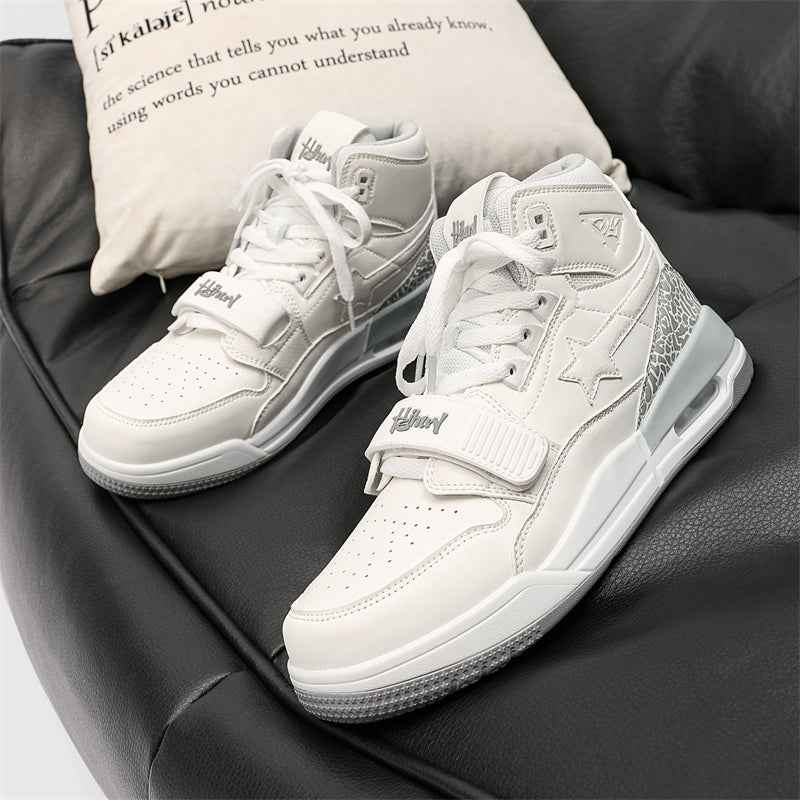 Classic Shoes - White Stars Sneakers