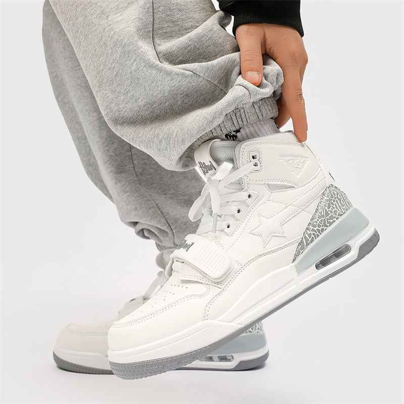Classic Shoes - White Stars Sneakers
