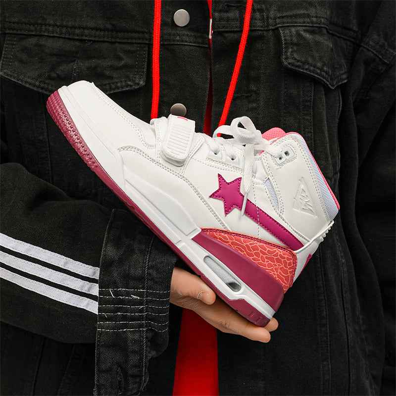 Classic Shoes - White Stars Sneakers