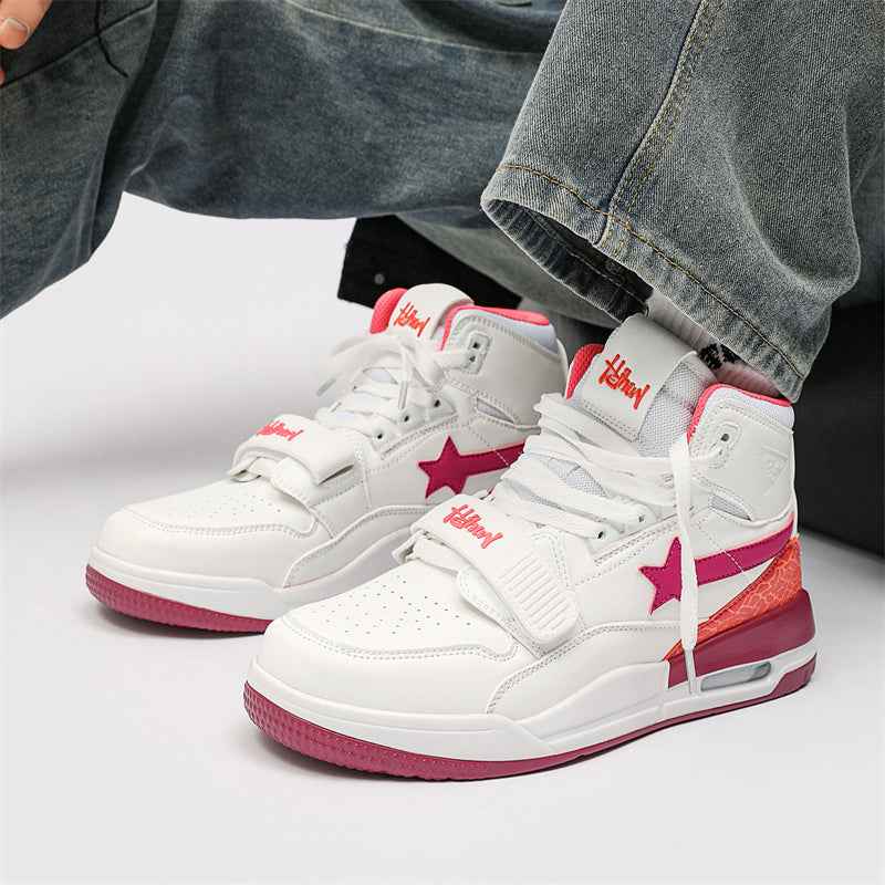Classic Shoes - White Stars Sneakers