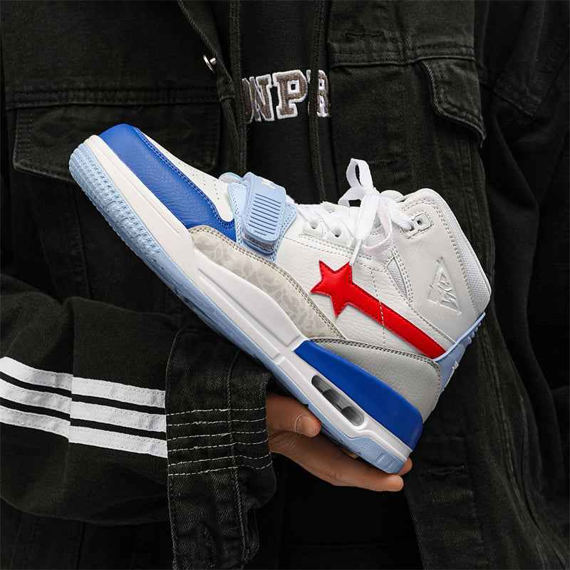 Classic Shoes - White Stars Sneakers