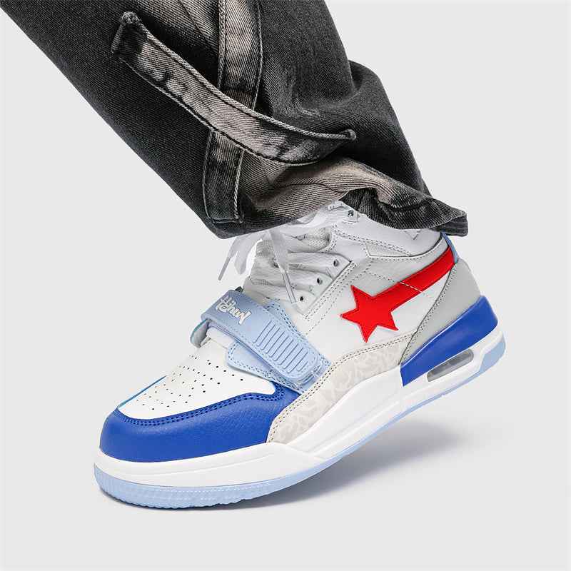Classic Shoes - White Stars Sneakers