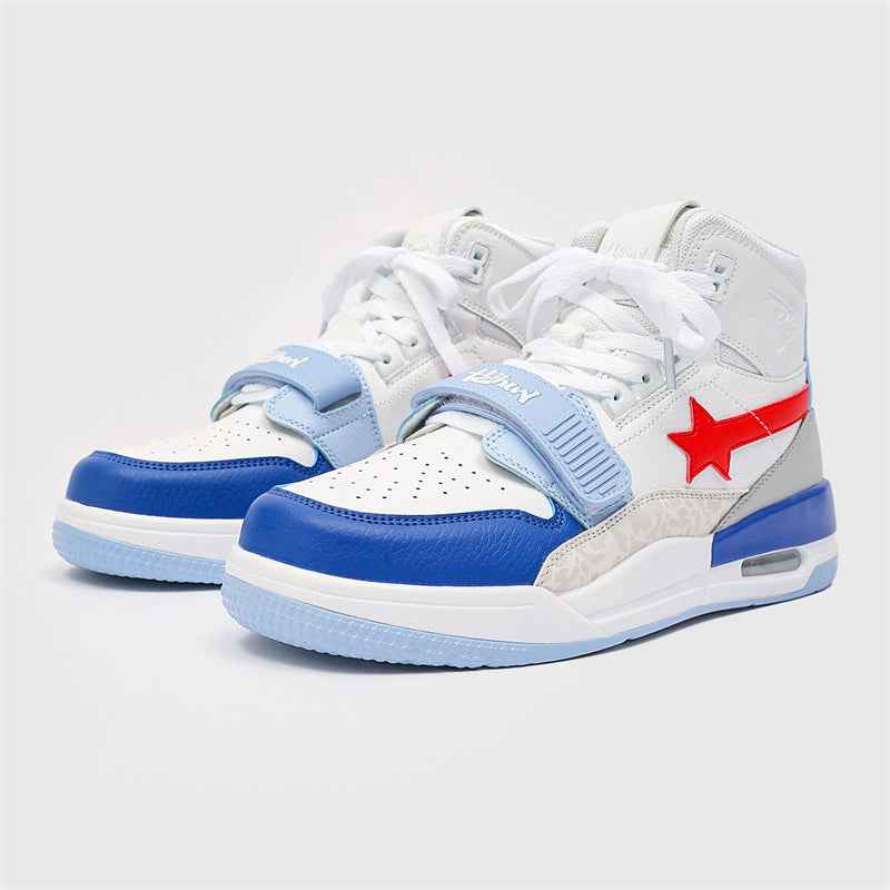 Classic Shoes - White Stars Sneakers
