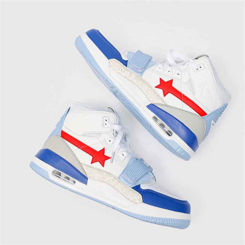 Classic Shoes - White Stars Sneakers
