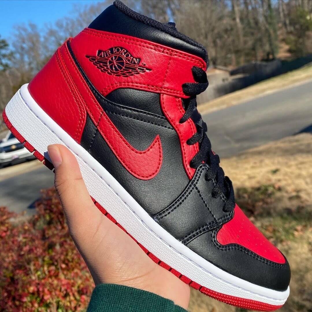 Custom Air Jordan 1 Bred Banned Sneakers - sneakerhypesusa