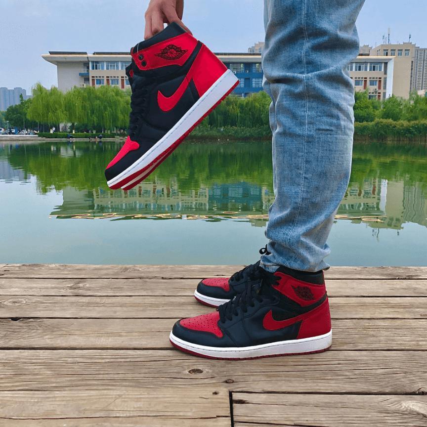 Custom Air Jordan 1 Bred Banned Sneakers - sneakerhypesusa