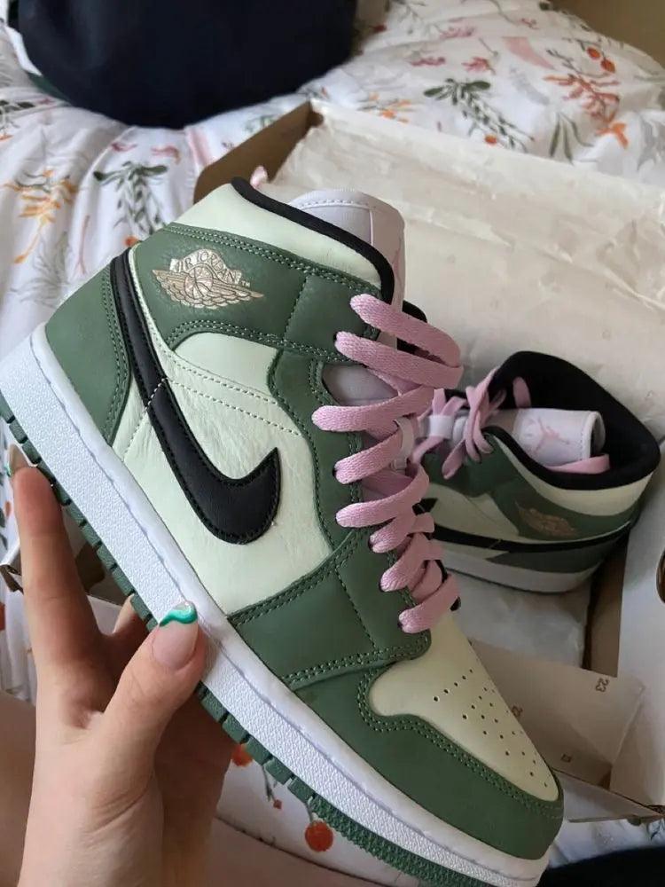 Custom Air Jordan 1 Dutch Green High Q - sneakerhypesusa