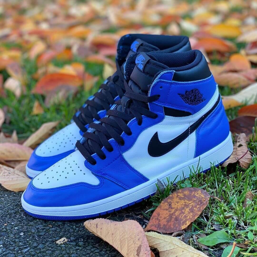 Custom Air Jordan 1 Game Royal Sneakers - sneakerhypesusa