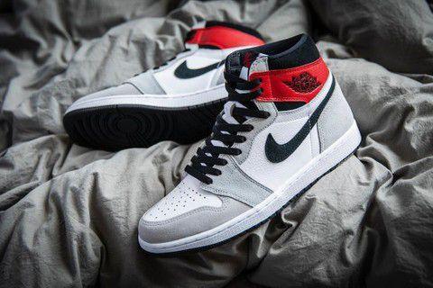 Custom Air Jordan 1 Grey Sneakers - sneakerhypesusa