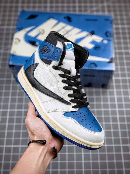 Custom Air Jordan 1 High OG SP Fragment x Travis Scott DH3227-105