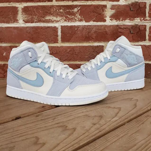 Custom Air Jordan 1 Light Blue Sneakers - sneakerhypesusa