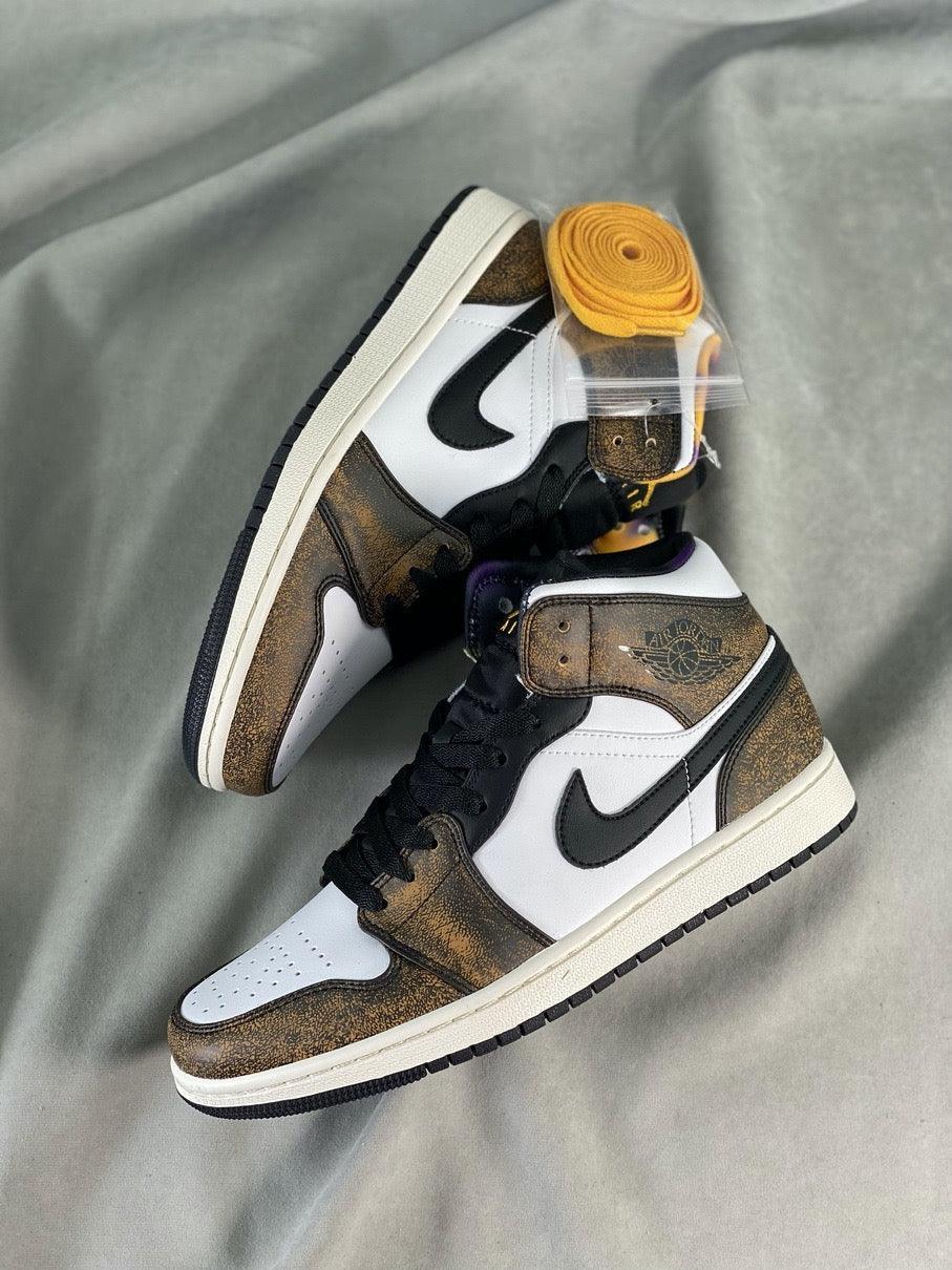 Custom Air Jordan 1 Mid DQ8417-071 - sneakerhypesusa