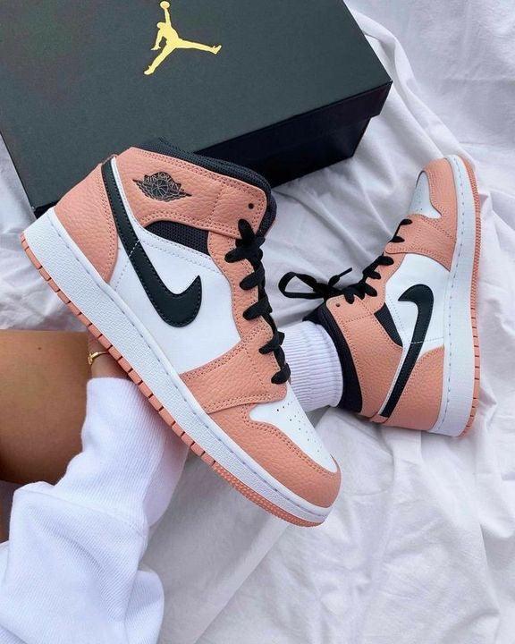 Custom Air Jordan 1 Mid Digital Pink Quartz High Q - sneakerhypesusa