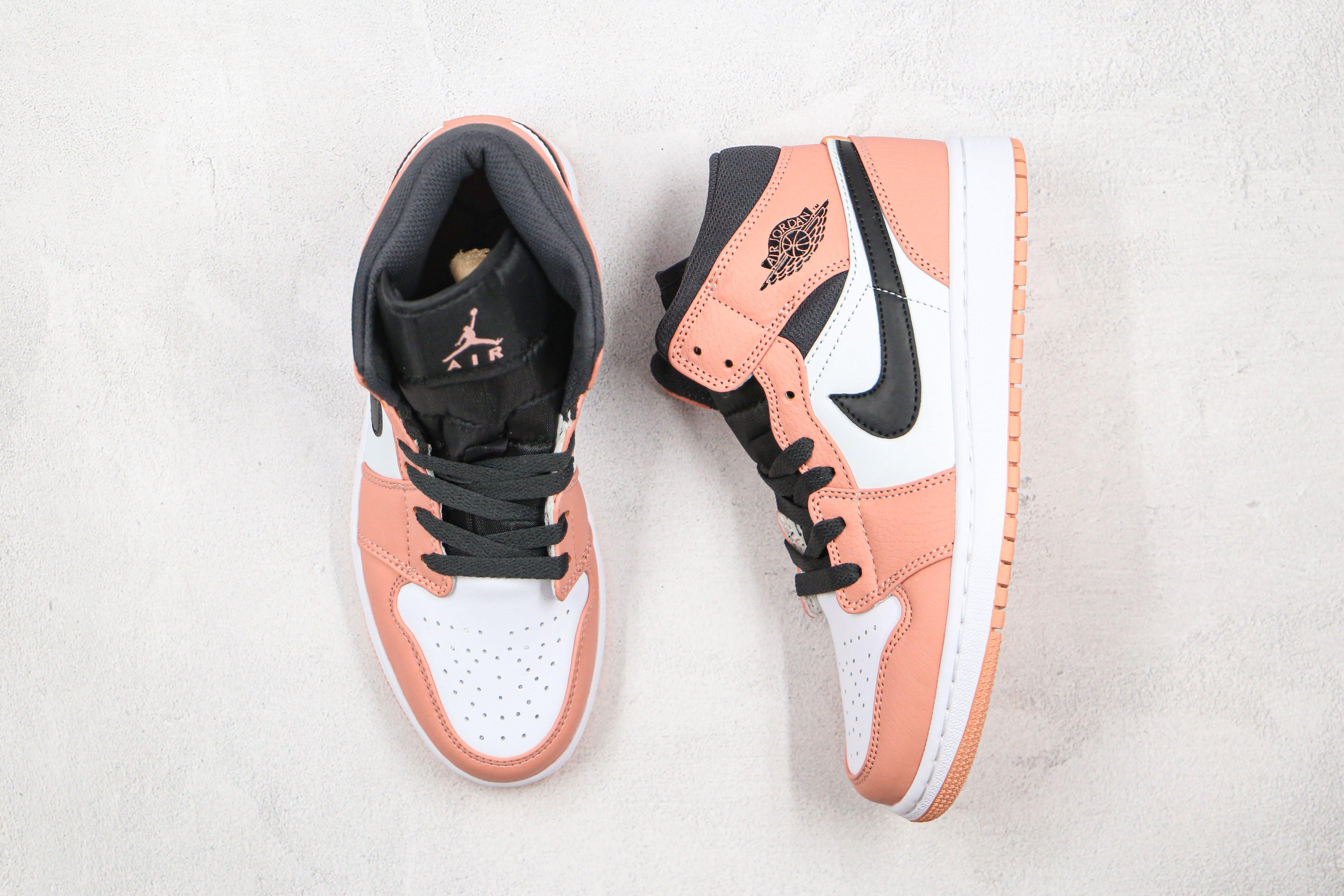 Custom Air Jordan 1 Mid Digital Pink Quartz High Q - sneakerhypesusa