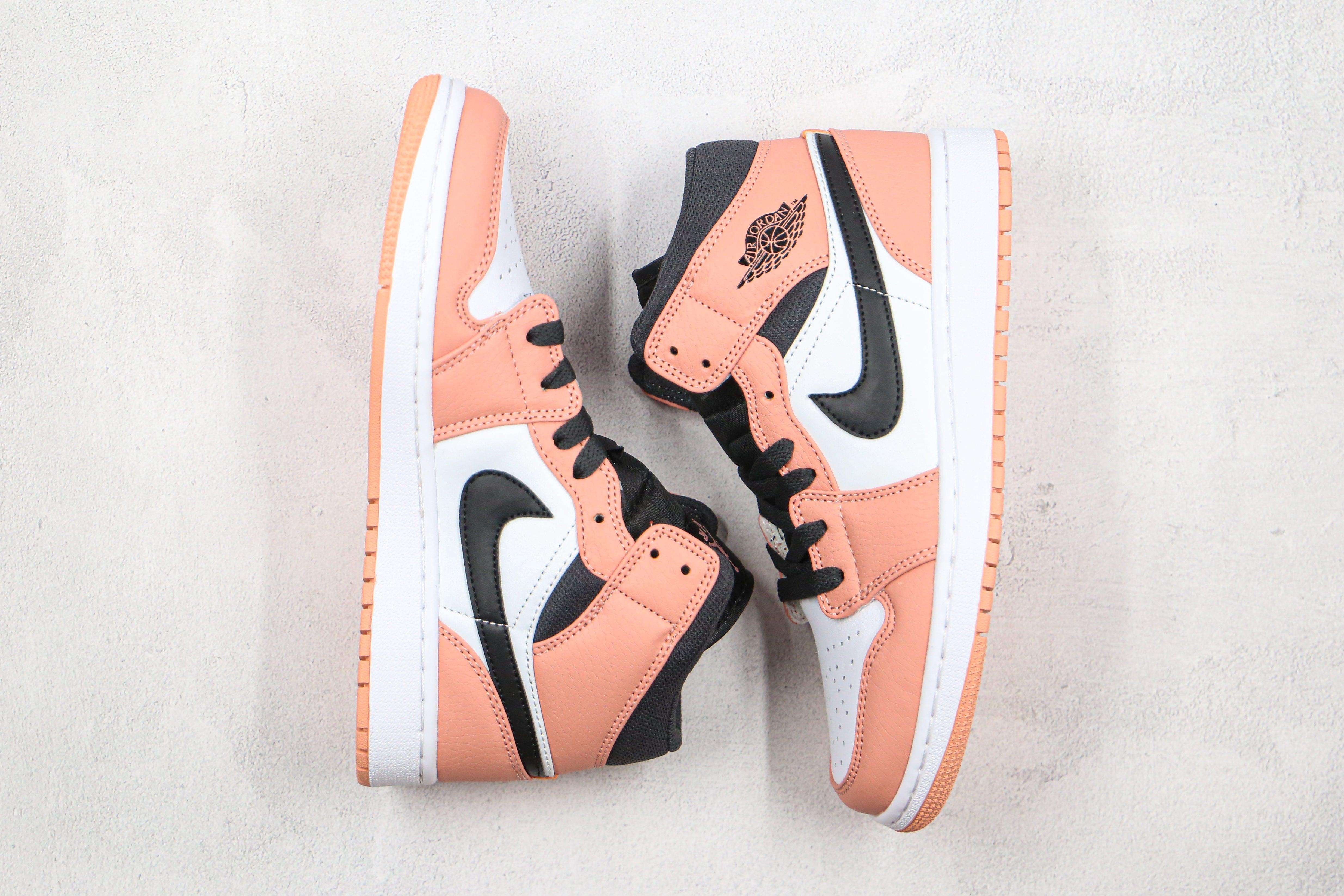 Custom Air Jordan 1 Mid Digital Pink Quartz High Q - sneakerhypesusa