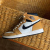 Custom Air Jordan 1 Tan Sneakers - sneakerhypesusa