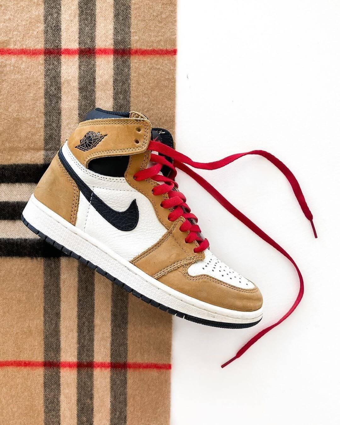 Custom Air Jordan 1 Tan Sneakers - sneakerhypesusa