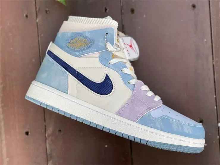 Custom Air Jordan 1 Zoom CMFT Celestine Blue DQ5091 041