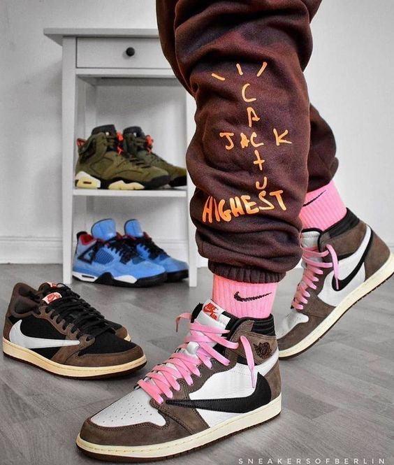 Custom Air Jordan 1 x Travis Scott AJ1 - sneakerhypesusa