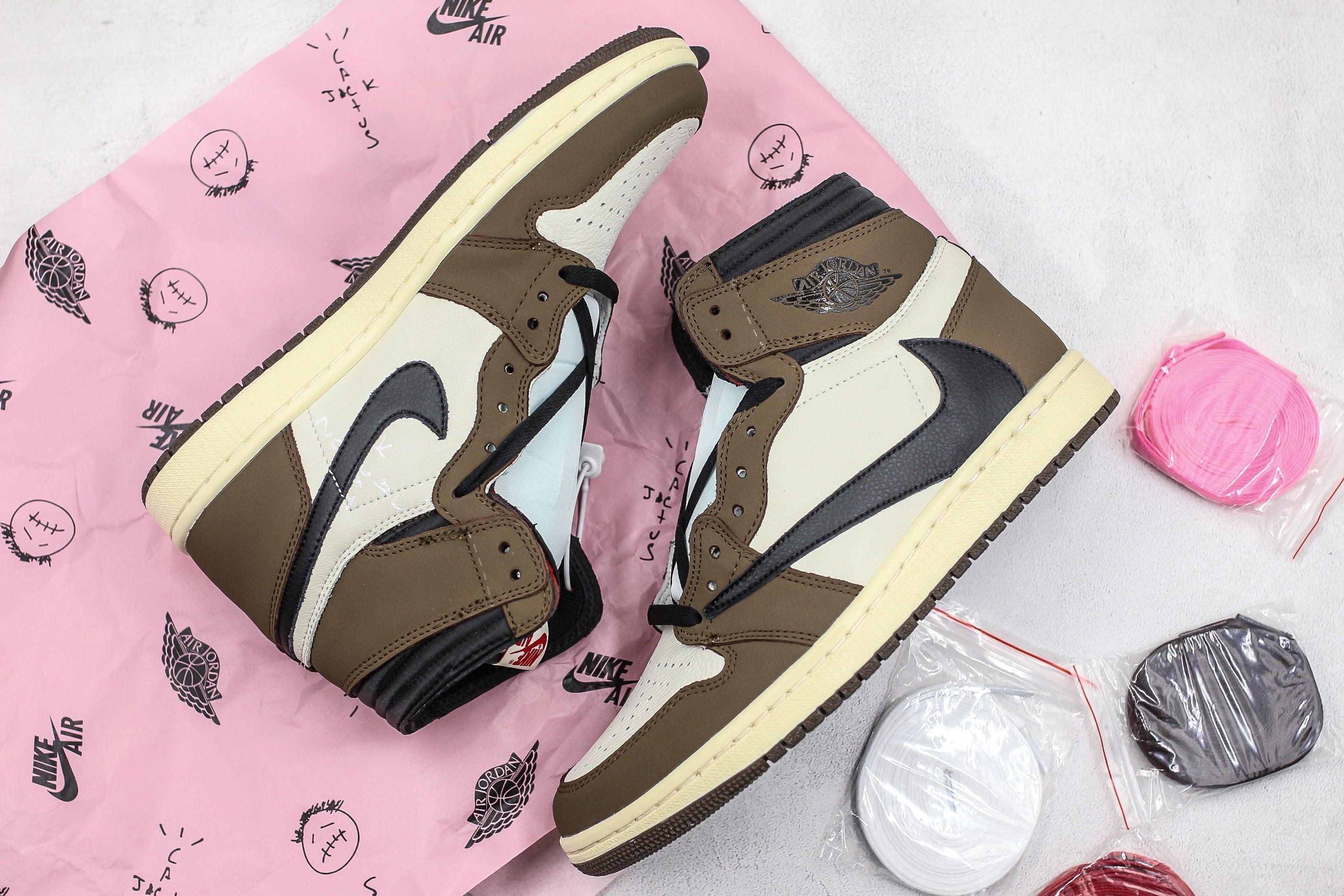 Custom Air Jordan 1 x Travis Scott AJ1 - sneakerhypesusa