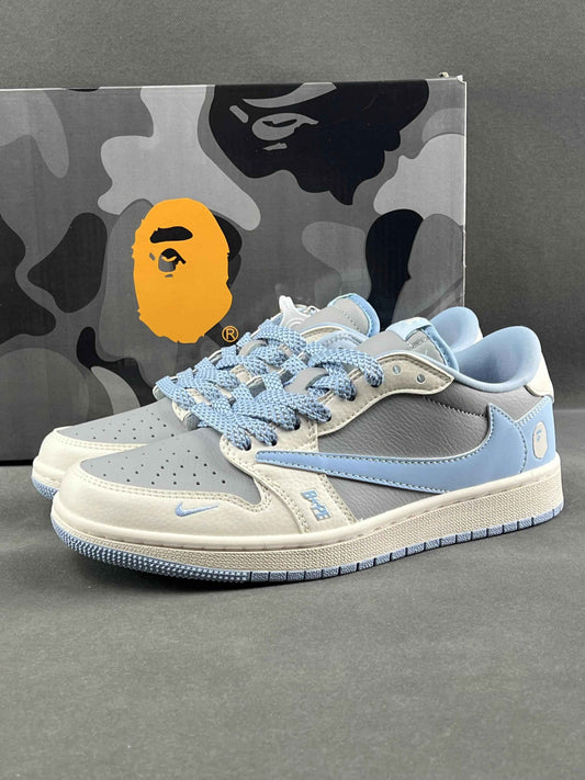 Custom Air Jordan 1 x Travis Scott x BAPE BB6588-104