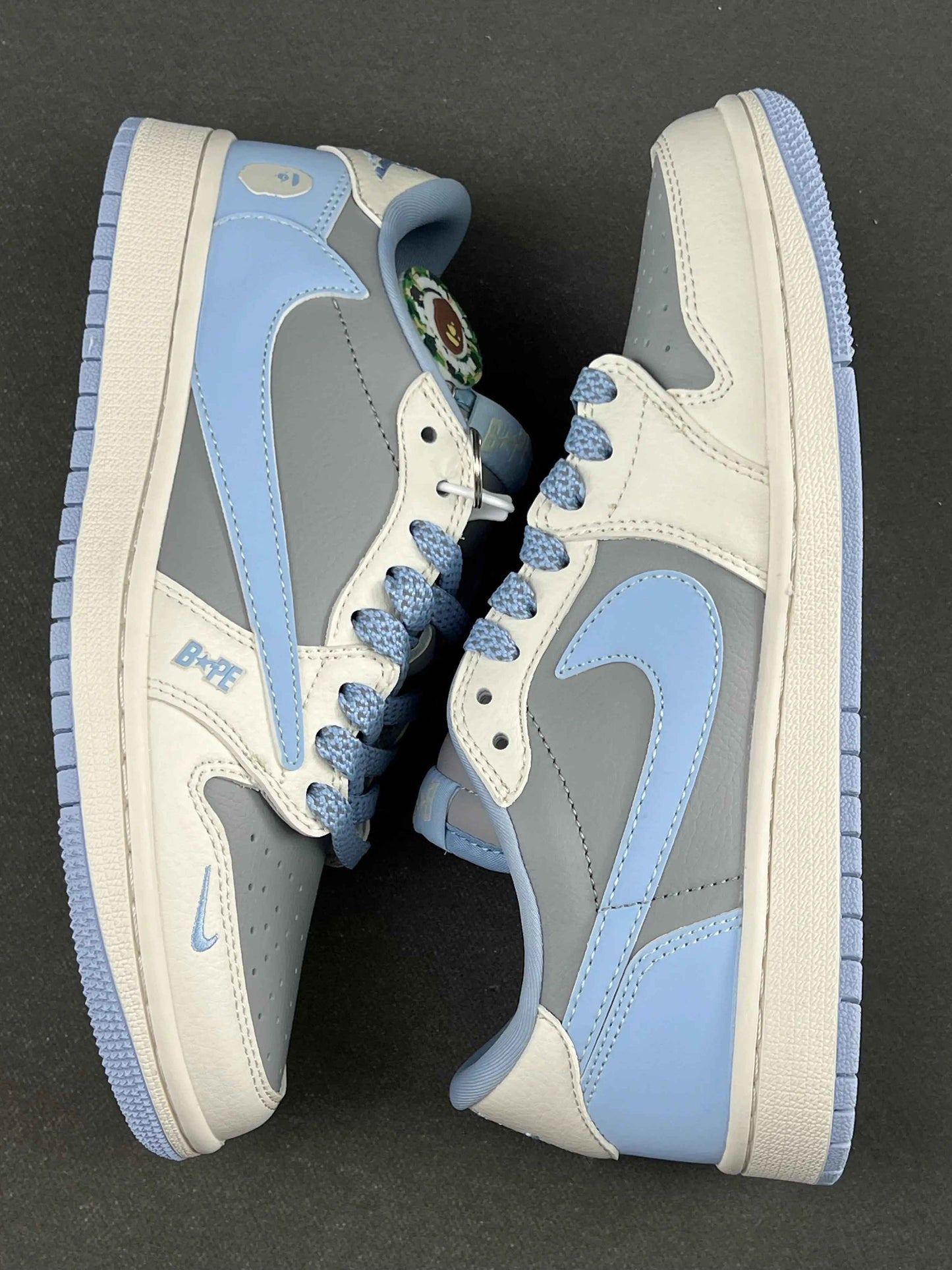Custom Air Jordan 1 x Travis Scott x BAPE BB6588-104