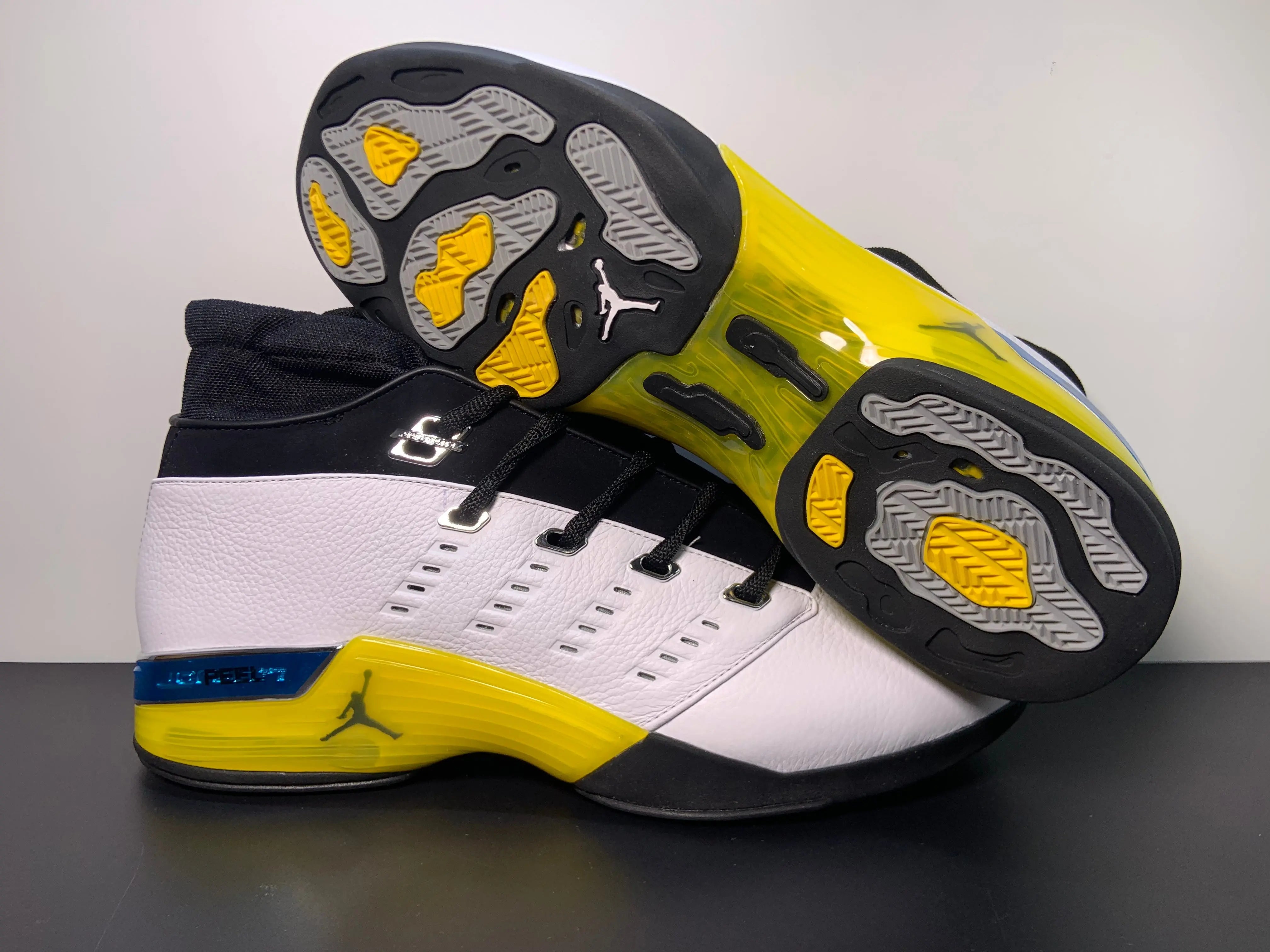 Custom Air Jordan 17 Low “Lightning” FJ0395-100 Sneakerhill