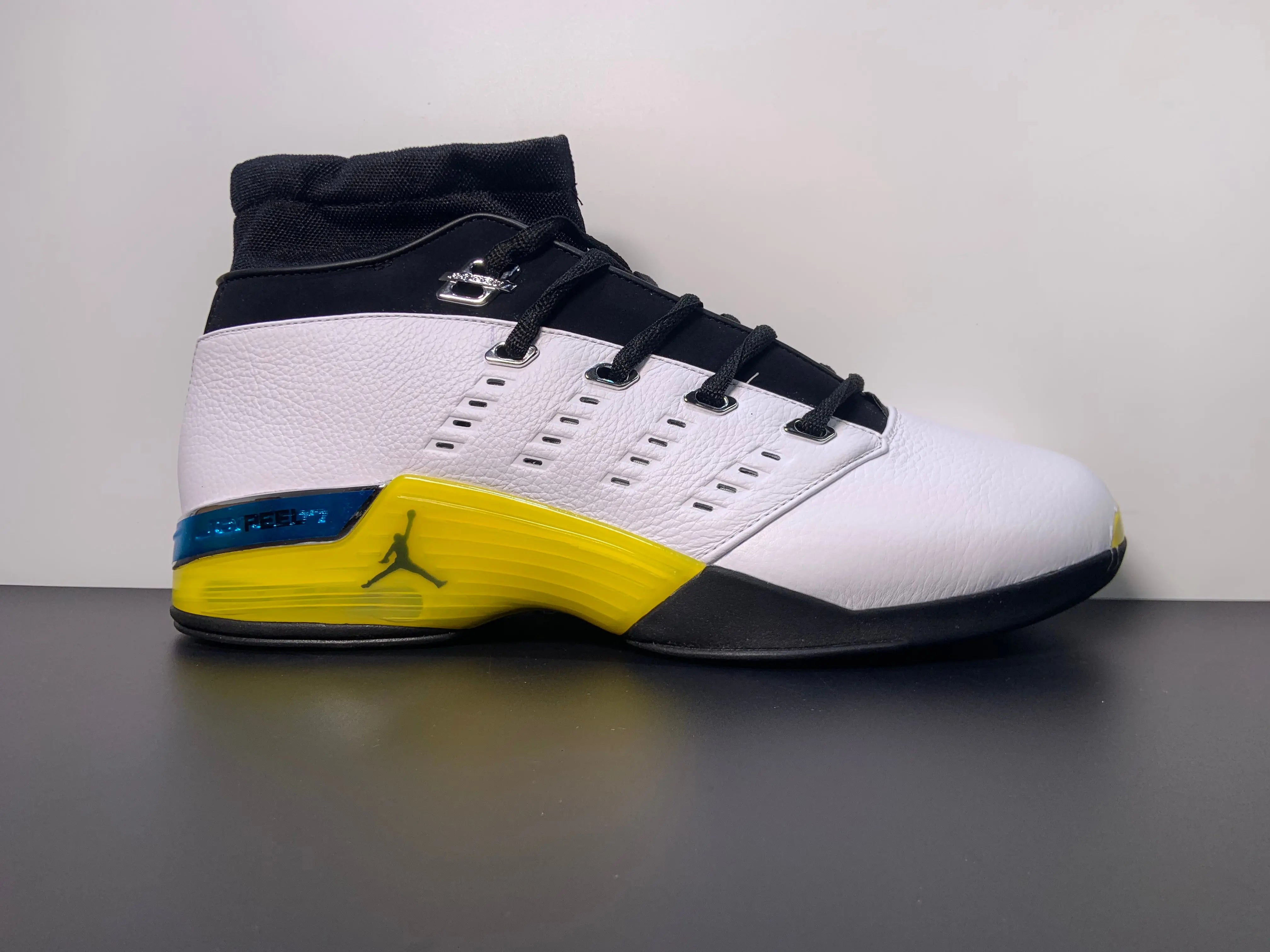 Custom Air Jordan 17 Low “Lightning” FJ0395-100 Sneakerhill