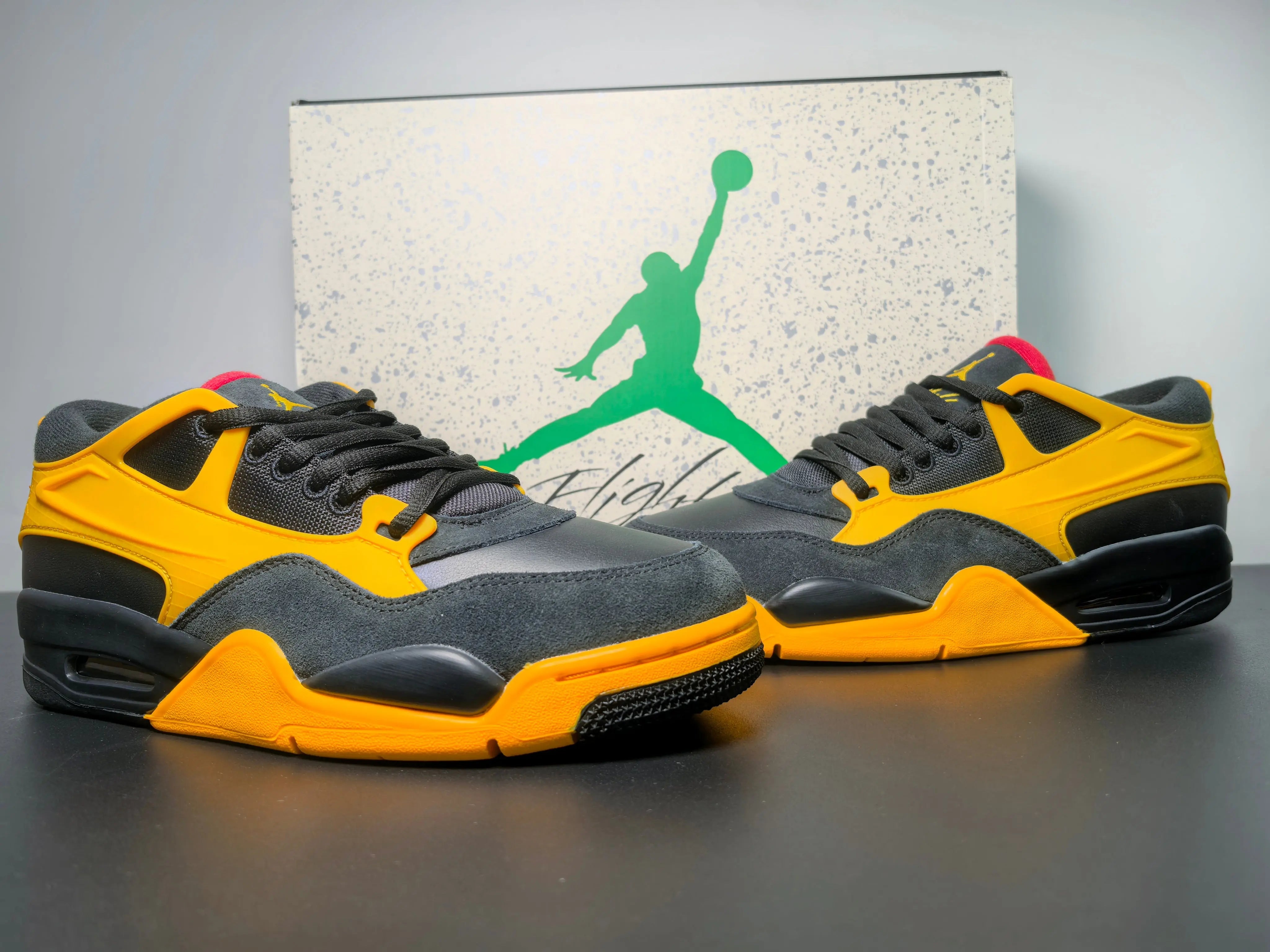 Custom Air Jordan 4 RM “Bruce Lee” FQ7939-007 Sneakerhill