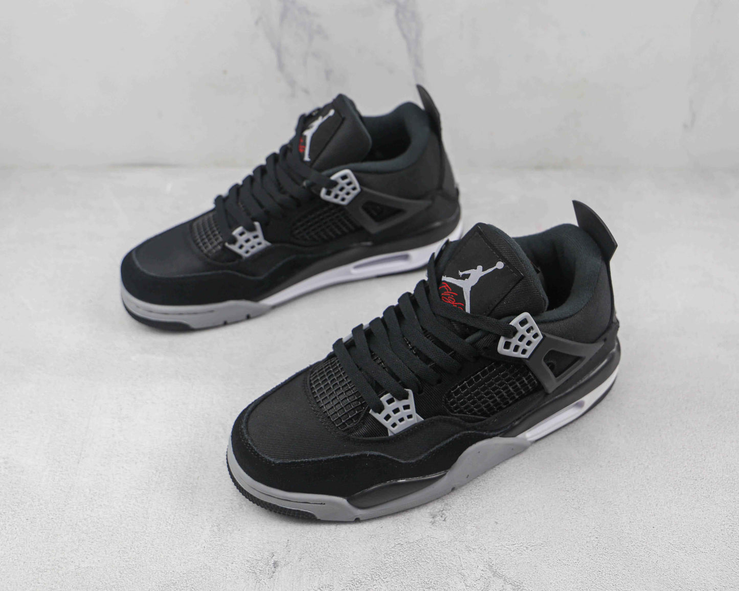 Custom Air Jordan 4 Retro Olive Canvas