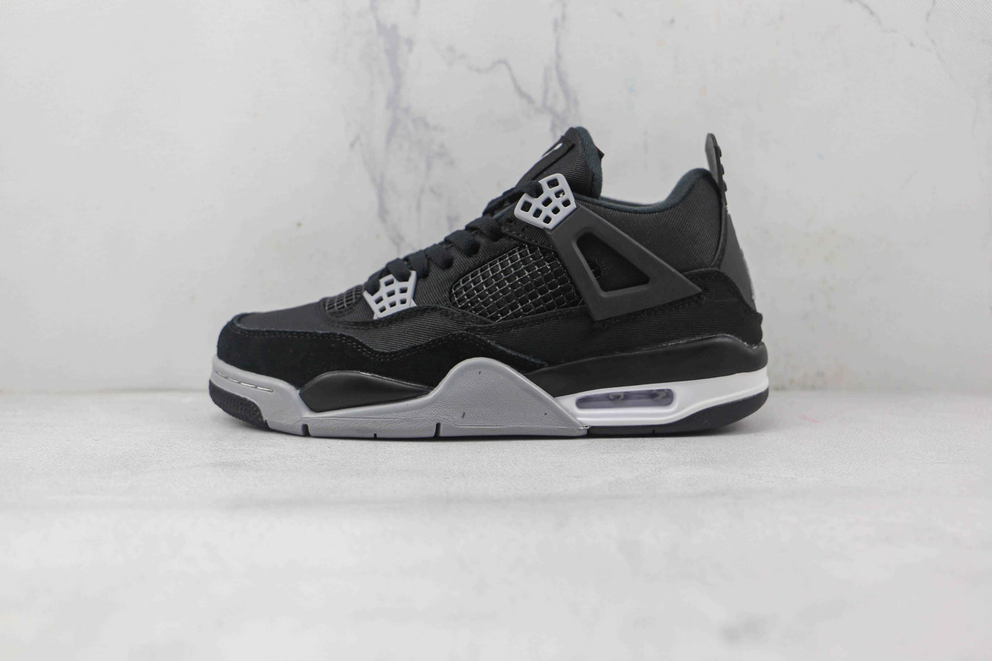 Custom Air Jordan 4 Retro Olive Canvas
