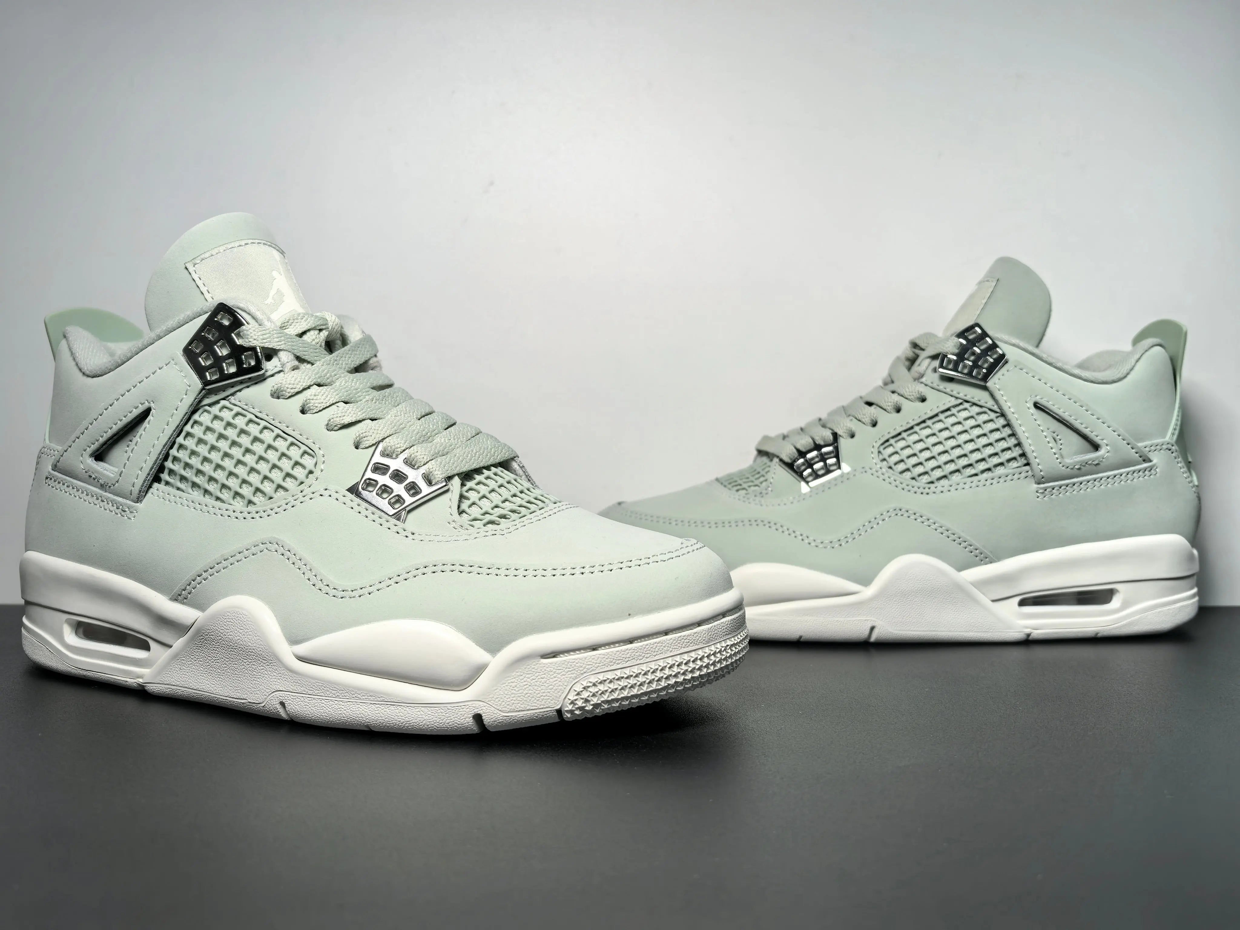 Custom Air Jordan 4 Seafoam/Sail HV0823-003 Sneakerhill